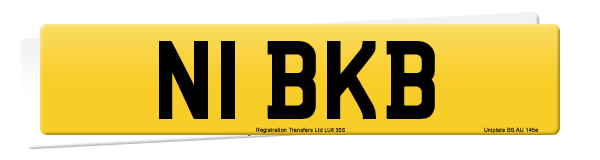 Registration number N1 BKB